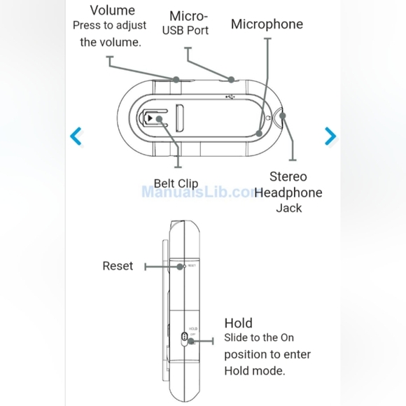 GPX MW353B Digital Audio Player W Display 4 GB - Picture 4 of 10